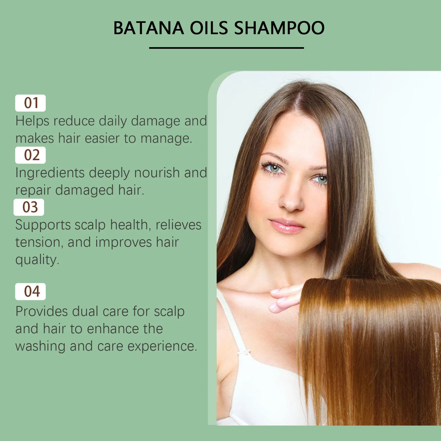Biologische Batana Voedende Shampoo & Olie Kalmerende Hoofdhuid Intensief met Rozemarijn Extract voor Alle Haartypes